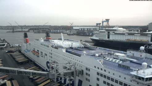Aktuelles Live Webcam Bild von Seehafen Kiel