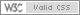 Valid CSS!